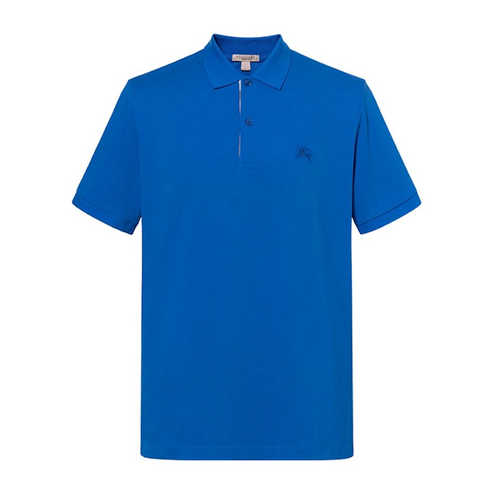 Burberry Royal Blue Short Sleeve Polo